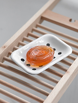 Enamel Soap Dish White