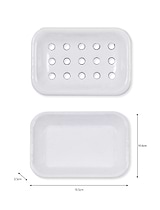 Enamel Soap Dish White