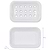 Enamel Soap Dish White