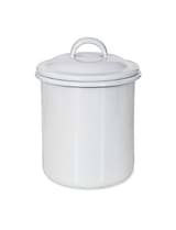 Enamel Storage Jar 1000ml White