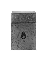 Original Firelighter Box Galvanised Steel