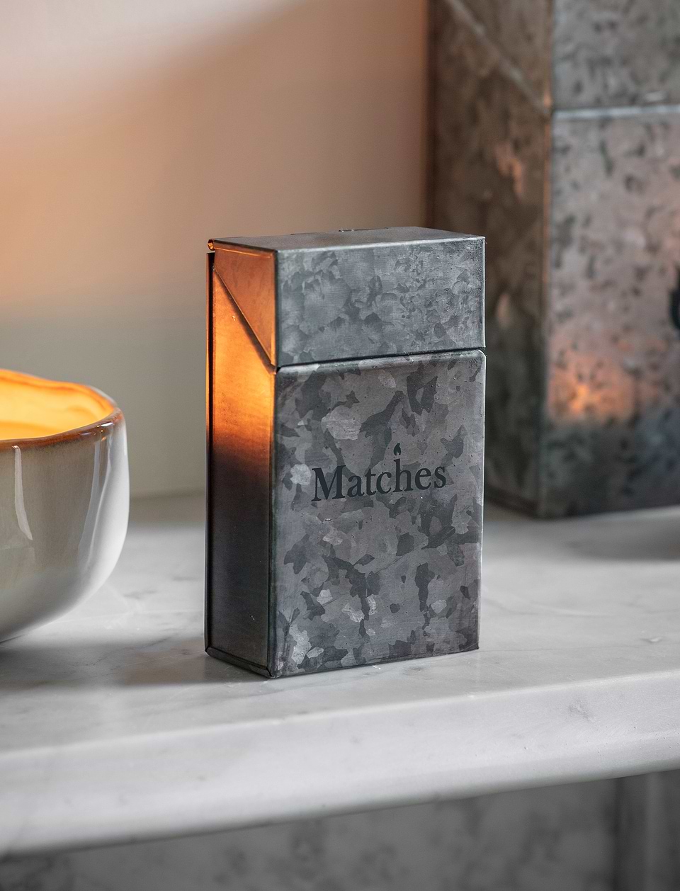 Classic Match Box Galvanised Steel