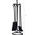 Filkins Fireside Tool Set Black