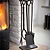 Classic Fireside Tools Set of 4 Antique Bronze