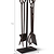 Classic Fireside Tools Set of 4 Antique Bronze