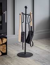 Jutland Fireside Tool Set Black