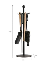 Jutland Fireside Tool Set Black