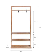 Boscombe Clothes Rail Natural