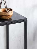 Oxford Console Table - Black Marble