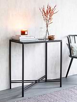 Oxford Console Table - Black Marble