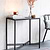 Oxford Console Table - Black Marble