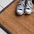 Charcoal Border Doormat Double Natural