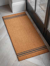Triple Stripe Doormat Double Natural