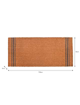 Triple Stripe Doormat Double Natural