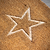 Embossed Star Doormat Small Natural