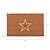 Embossed Star Doormat Small Natural