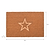 Embossed Star Doormat Large Natural