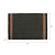 Triple Stripe Doormat Small Forest Green