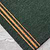 Triple Stripe Doormat Large Forest Green