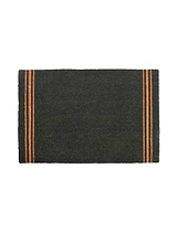Triple Stripe Doormat Large Forest Green