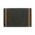 Triple Stripe Doormat Large Forest Green