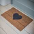 Heart Doormat Small Natural
