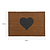 Heart Doormat Large Natural