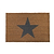 Star Doormat Large Natural