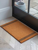 Triple Stripe Doormat Small Natural