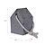 Wareham Granite Square Door Stop Grey