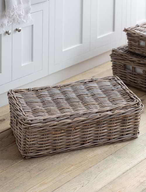 Bembridge Basket & Lid Medium Natural