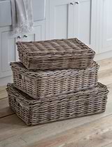 Bembridge Basket & Lid Medium Natural