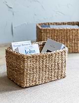 Brading Rectangular Basket Medium Natural