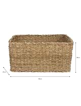 Brading Rectangular Basket Large Natural