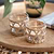 Portmore Tealight Holders Set of 2 Natural