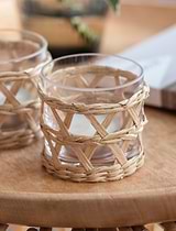 Portmore Tealight Holders Set of 2 Natural