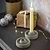 Classic Candle Holders Set of 2 Grey