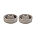 Classic Candle Holders Set of 2 Grey