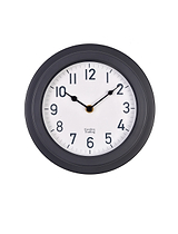 Tenby Clock 22cm Carbon