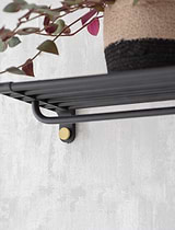 Adelphi Wall Shelf Black