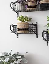 Hornton Hanging Basket Small Black