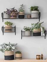 Hornton Hanging Basket Medium Black