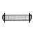 Hornton Hanging Basket Medium Black