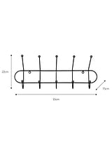 Farringdon Hook Rail Dark Grey