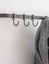 Farringdon Wall Rail Dark Grey