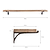 Classic Oak Shelf & Cast Iron Bracket Large Natural