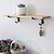 Classic Oak Shelf & Cast Iron Bracket Small Natural