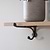 Classic Oak Shelf & Cast Iron Bracket Small Natural