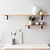 Classic Oak Shelf & Cast Iron Bracket Small Natural