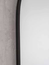 Charlcombe Arched Mirror 80x60cm Black
